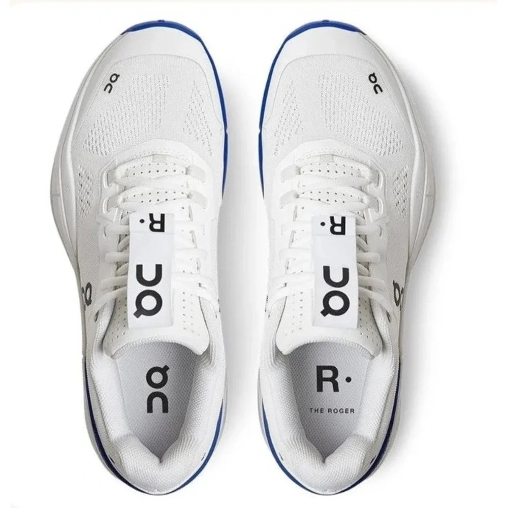 On THE ROGER Pro White / Indigo Tennis Shoes - 48.98721 Men's Size 11